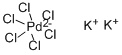 POTASSIUM HEXACHLOROPALLADATE(IV)